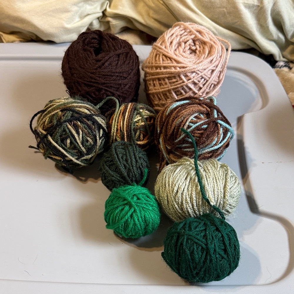 Assorted Yarn Balls for Crafting